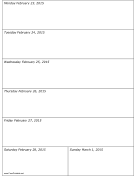02/23/2015 Weekly Calendar (vertical) calendar