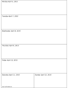 04/06/2015 Weekly Calendar (vertical) calendar