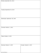 09/28/2015 Weekly Calendar (vertical) calendar