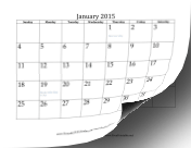 2015 Calendar (12 pages) calendar